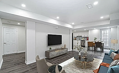 3 Bed 2 Bath Legal Basement Apartment with Separate Entry For Rent