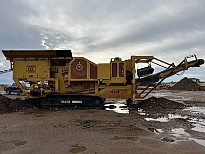 2004 CEC Terminator 26x42 Tracked Jaw Crusher with 5,994 Hours #8239 JA