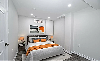 3 Bed 2 Bath Legal Basement Apartment with Separate Entry For Rent