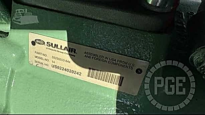 2024 SULLAIR 185 CFM
